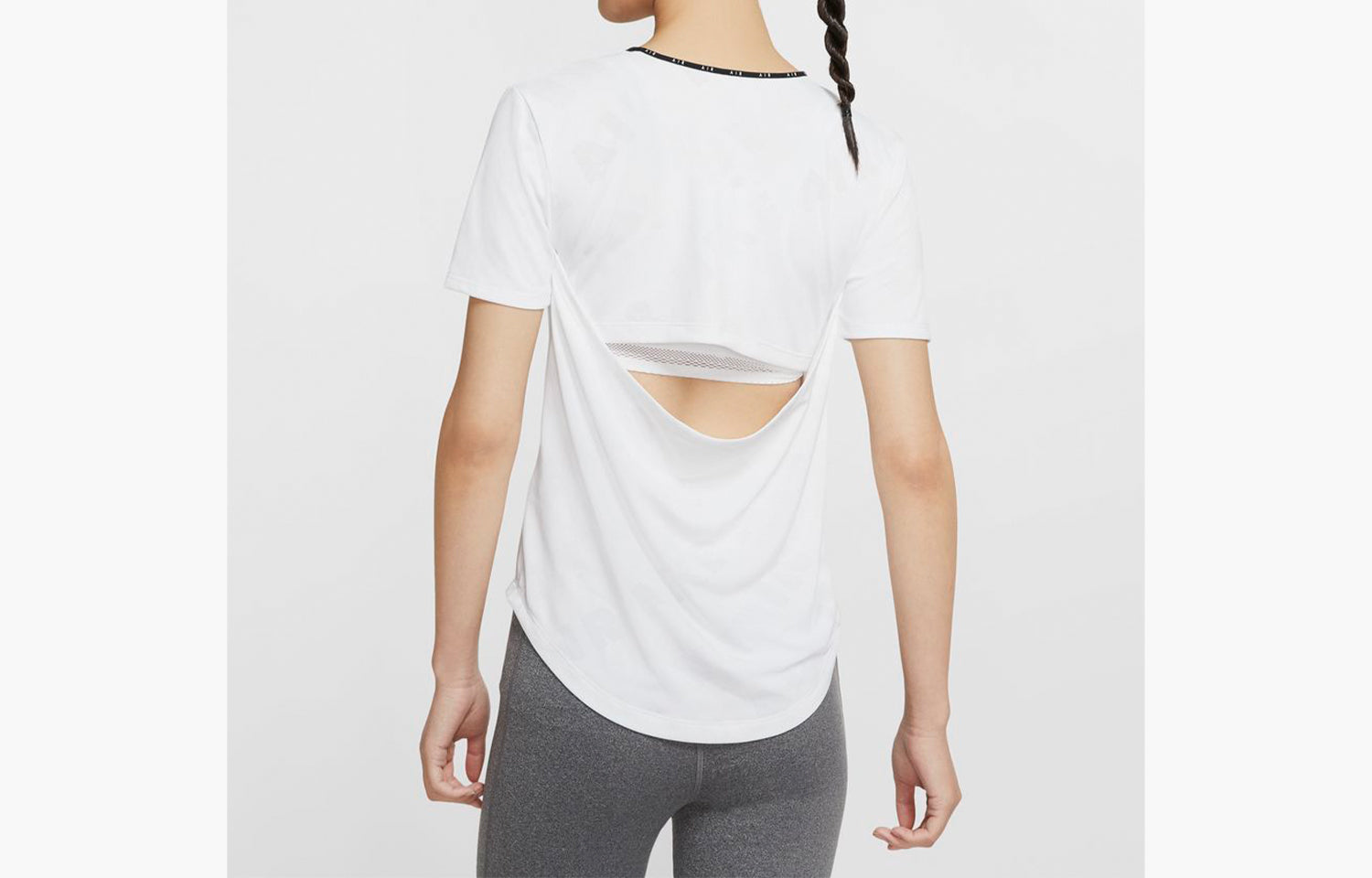 (WMNS) Nike Air Top Dri-FIT Running Short Sleeve White CJ2065-100