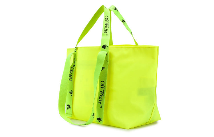 Off-White OW Printing Tote Bag Yellow OWNA143E20PLA0011810