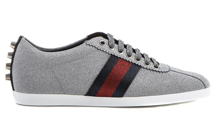 (WMNS) Gucci Web Sneaker 'Glitter Studs' 419544-KW040-8162