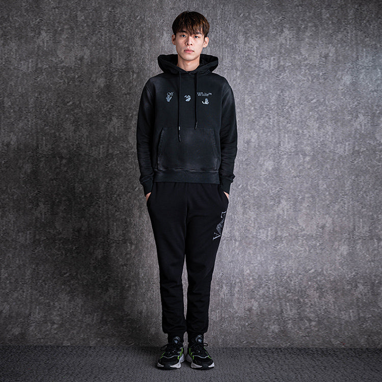 Men's Off-White Printing Ordinary Version Black OMBB034F20FAB0011001