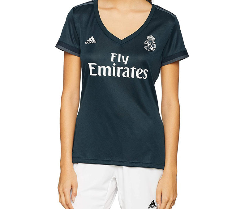 (WMNS) adidas Real Madrid Jersey Away Short Sleeve Jersey Navy Blue CG0556