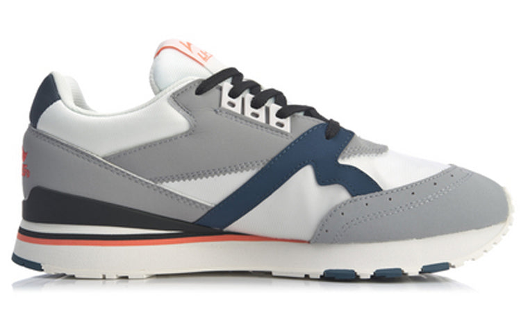 Li-Ning 001 Retro Athleisure Casual Sports Shoes Gray White AGCQ065-4