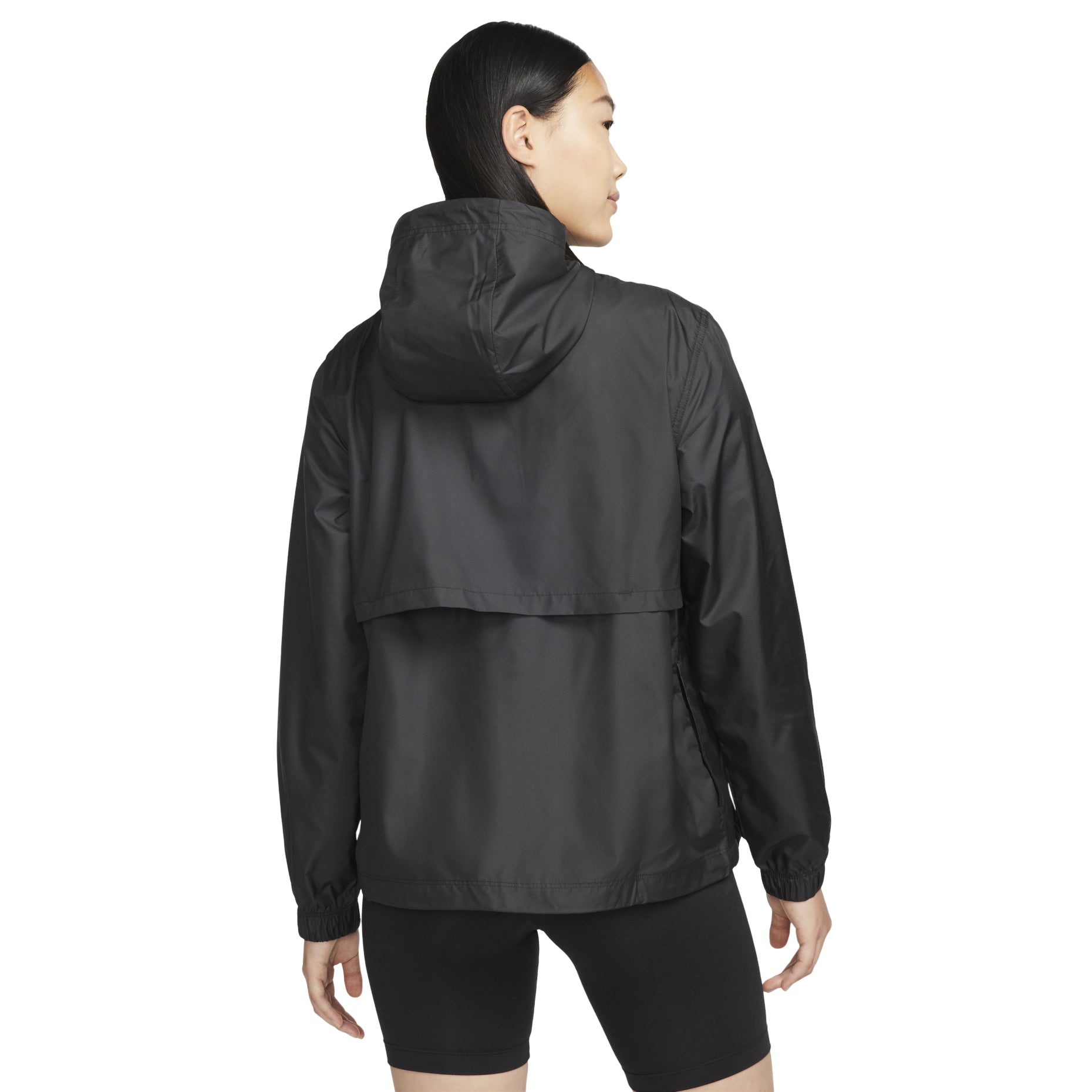 (WMNS) Nike Sportswear Essential Repel Woven Jacket Asia Sizing 'Black' DM6180-010