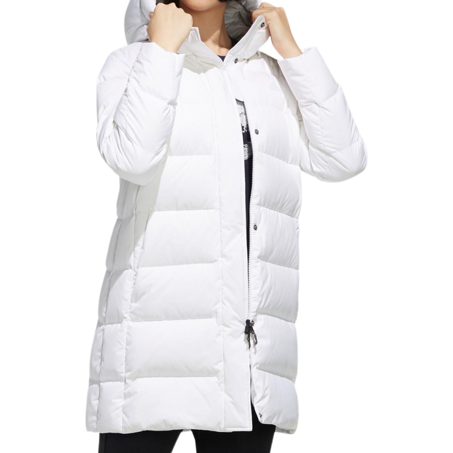 (WMNS) adidas Long Padding Prime Long Down Jacket Asia Sizing 'White' FQ7570
