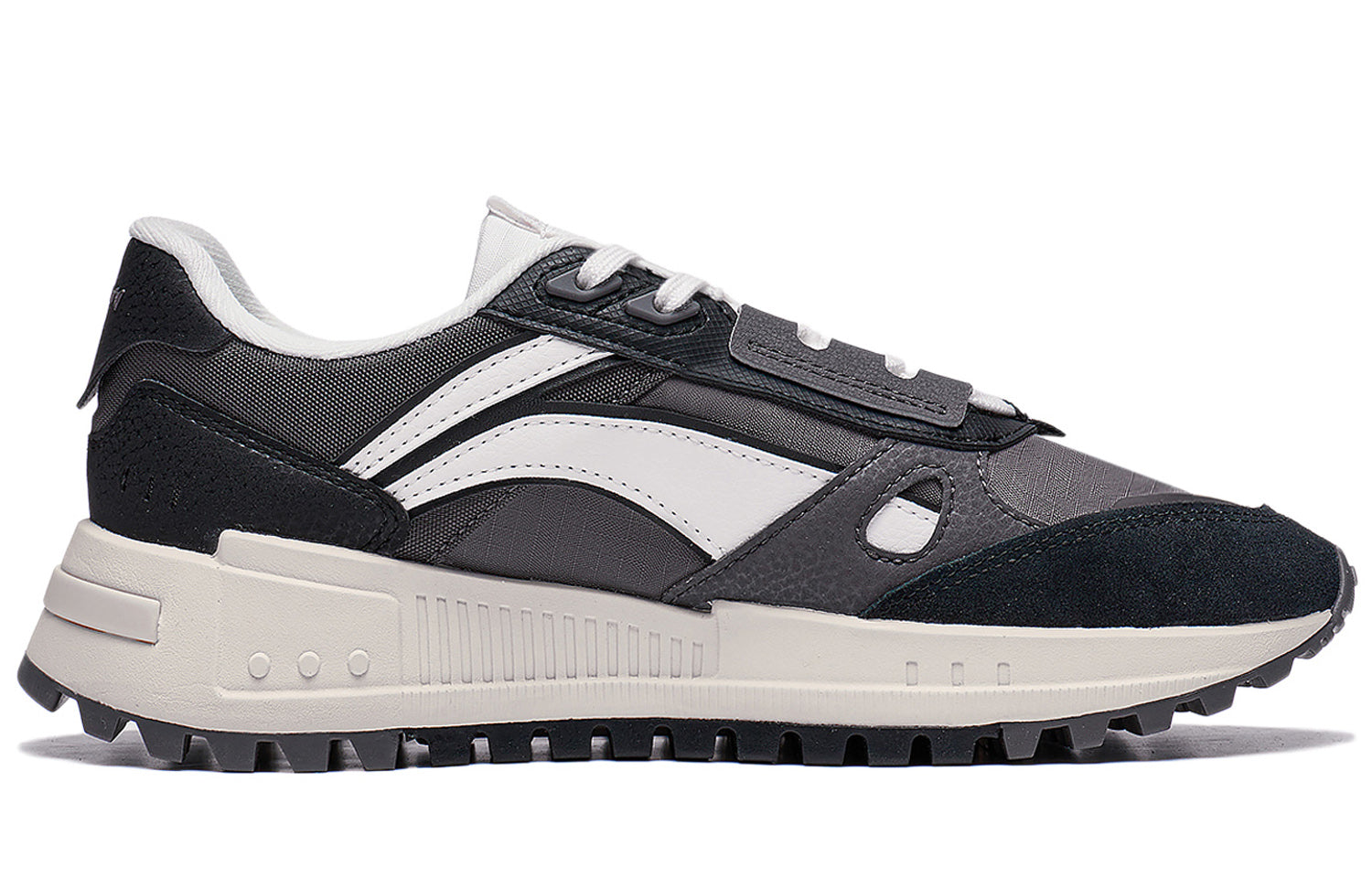 (WMNS) Li-Ning ChengFeng 2.0 Sneakers 'Grey Black White' AGCT156-7