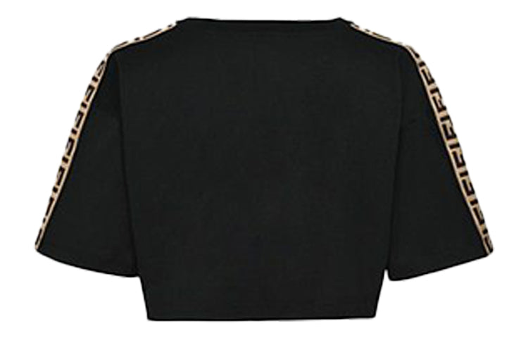 FENDI Knit T-Shirt Black FAF114ADHAF0GME