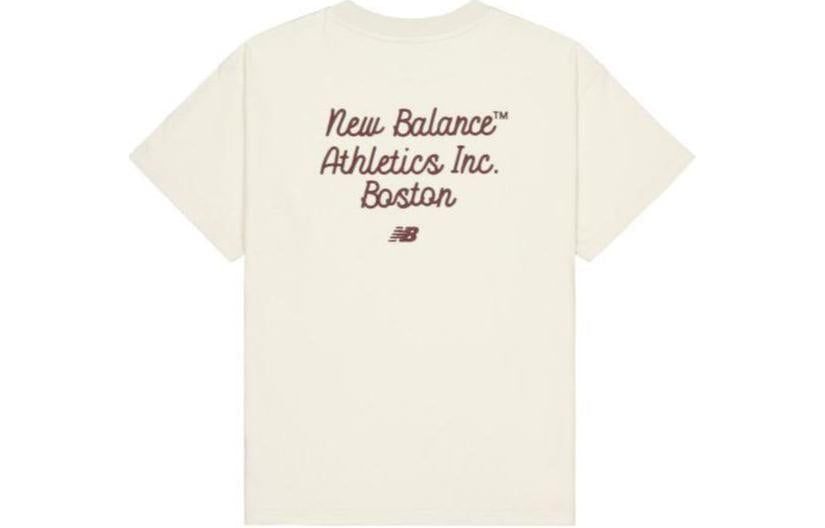 (WMNS) New Balance NBX Sportswear Greatest Hits Short Sleeve T-Shirt Asia Sizing 'Linen' AWT41317-LIN