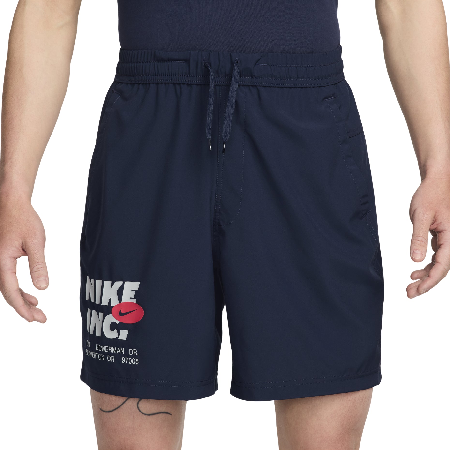 Nike Form Dri-FIT 7" Unlined Fitness Shorts 'Navy White' FN3993-451