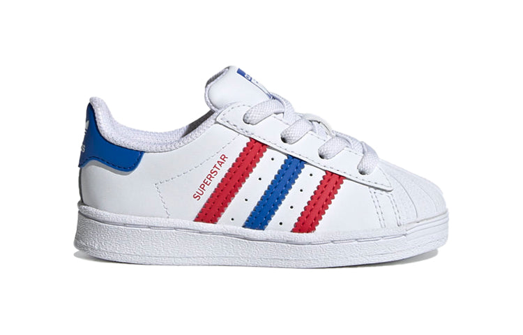 (TD) adidas originals Superstar 'White Red Blue' FW5849