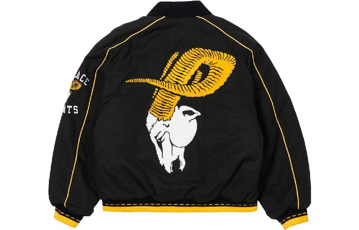 Palace Goats Varsity Jacket 'Black' P22JK107
