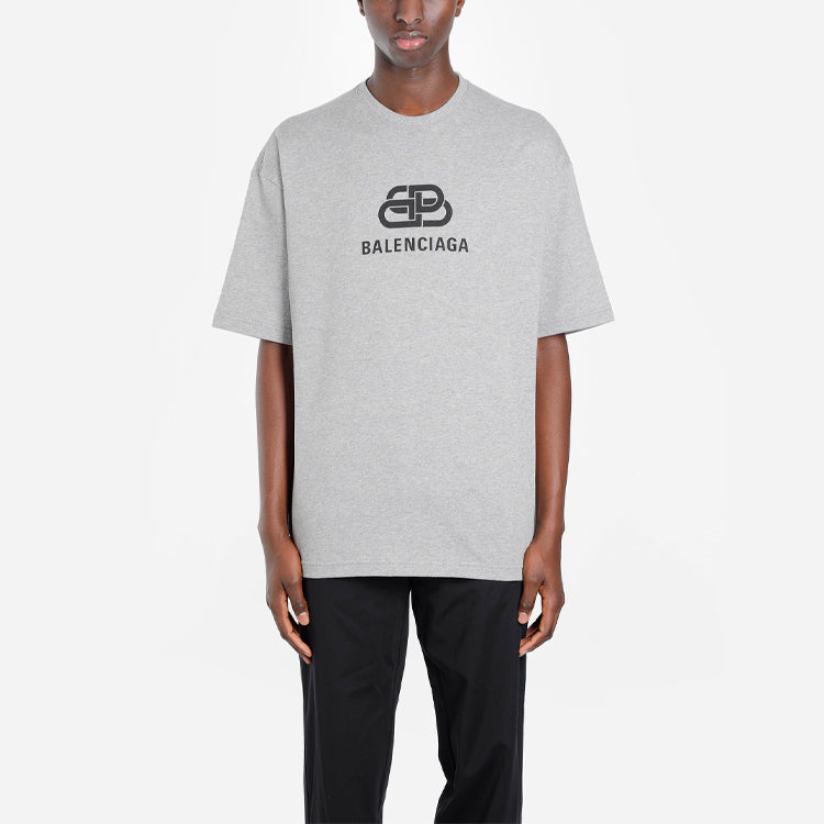 Balenciaga Interlocked BB Regular Fit T-shirt 'Grey' 578139TGV751300