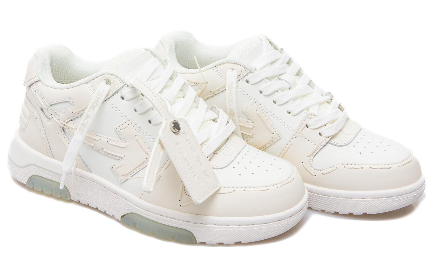 (WMNS) Off-White Out Of Office Sartorial Stitching 'White' OWIA259S23LEA0100101