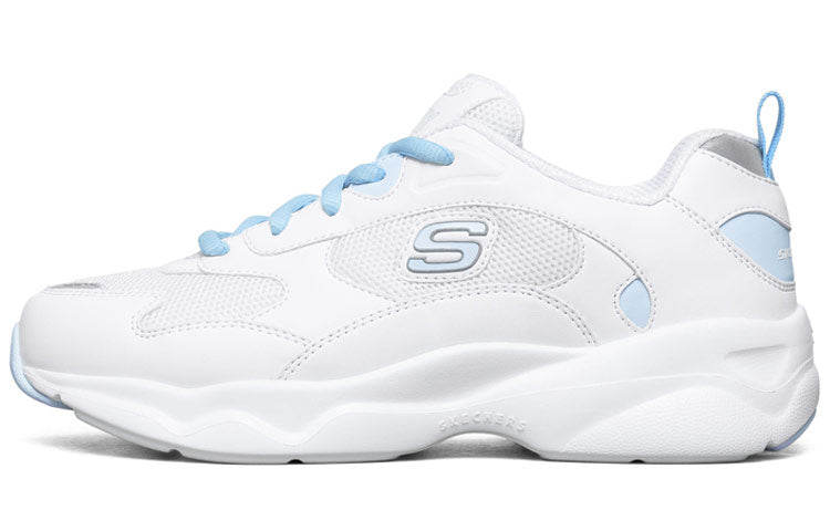 (WMNS) Skechers D'Lites Daddy Shoes White/Blue 88888401-WLB