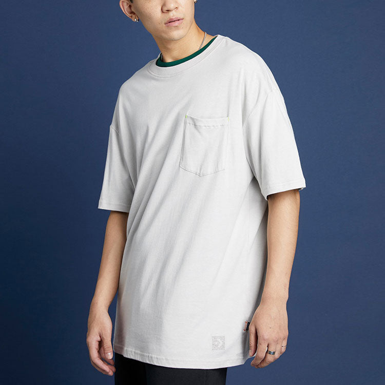 Converse Renew Oversized Crew Neck Pocket T-Shirt Asia Sizing 'Beige' 10020016-A03