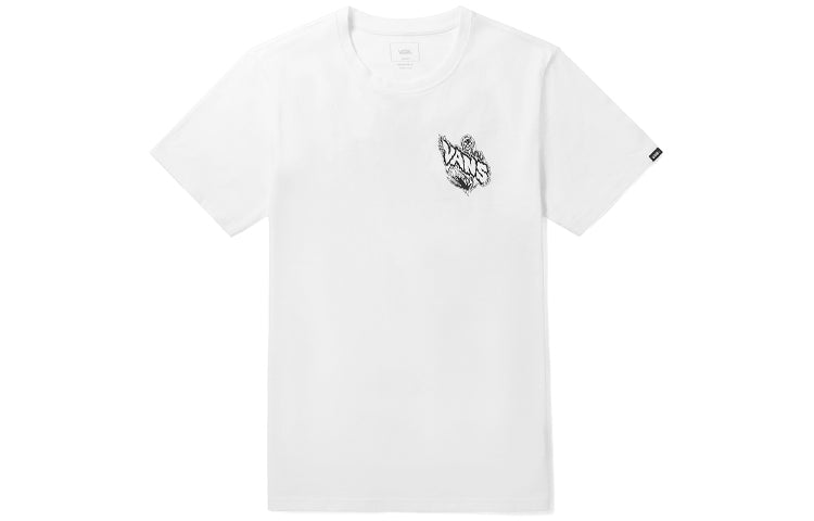 Men's Vans Pattern Casual Sports Short Sleeve White VN0A3ZN7WHT