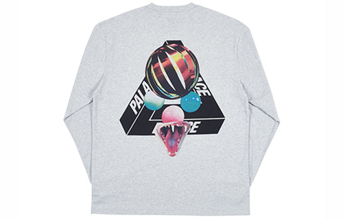 PALACE Sans Ferg Longsleeve T-Shirt Grey Marl PAL-SS18-008
