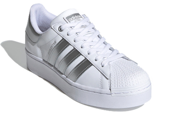 (WMNS) adidas originals Superstar Bold 'White Silver' FX4274
