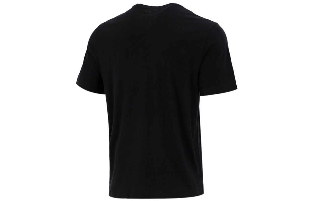 Nike Alphabet Logo Athleisure Casual Sports Breathable Short Sleeve Black DJ1412-010
