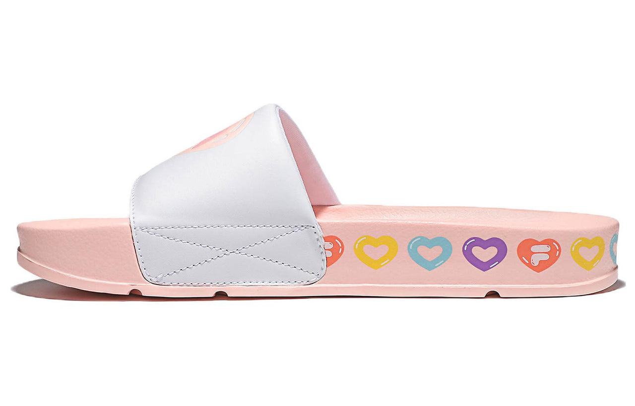 FILA Thick Sole Sports Slippers Unisex Pink Multi-Color Korean Version 'Pink' 1SM01619E_663