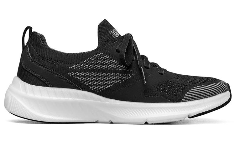 (WMNS) Skechers Go Run Hyper Burst Low-Top Black/White 128097-BKW