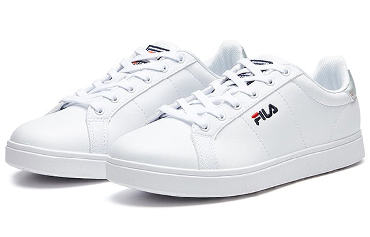 (WMNS) Fila Court Deluxe Light Sneakers White T12W014302FWT