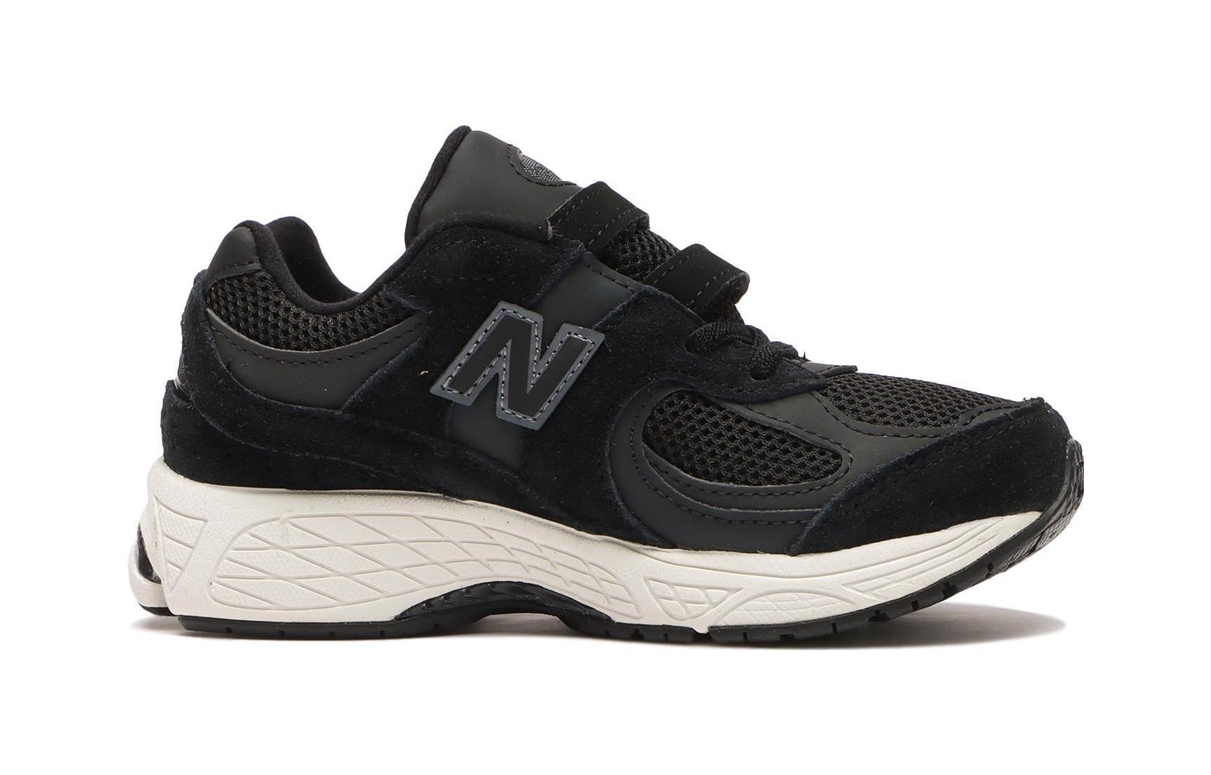 (PS) New Balance 2002R Hook & Loop 'Black White' PV2002BK