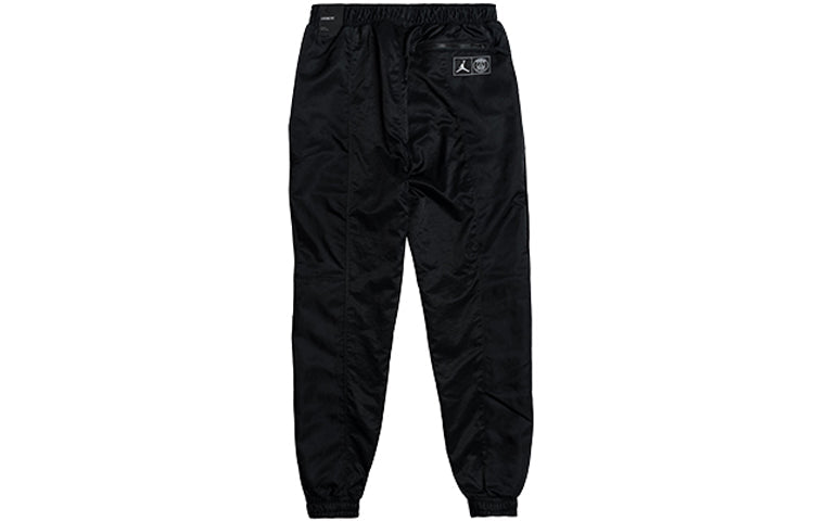 Air Jordan x Psg Crossover Paris Saint-Germain Casual Elastic Waistband Sports Long Pants Black BQ8374-010