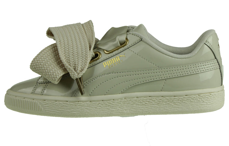 (WMNS) PUMA Basket Heart Casual Shoes Cream 363073-03