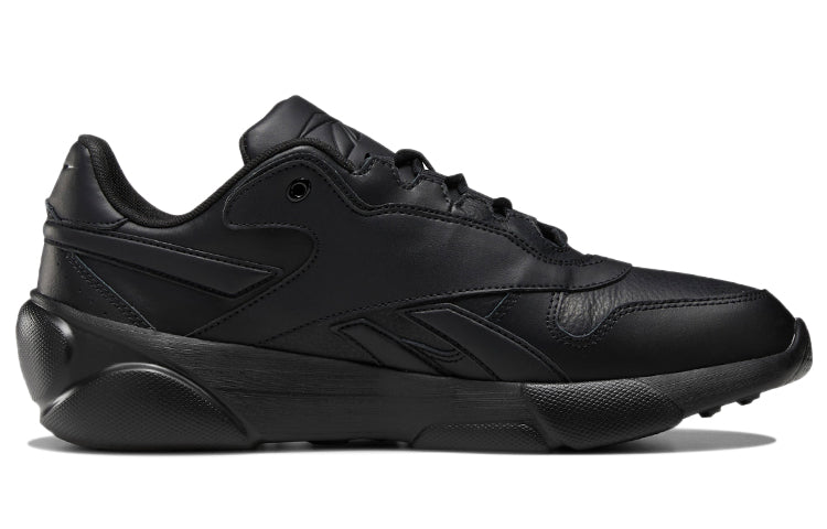 Reebok Premier Classic Leather Stylish Wear-Resistant Sports Black DV8606