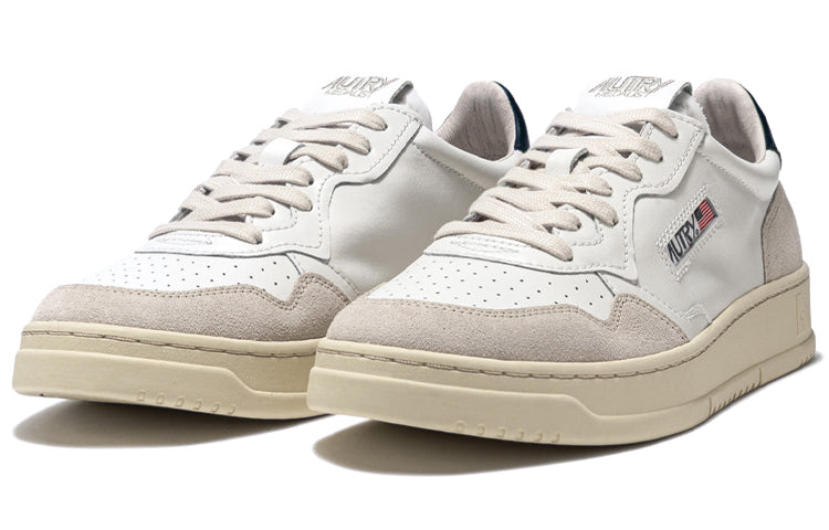 Autry Medalist Low 'White Suede Dark Blue' AULM-LS28