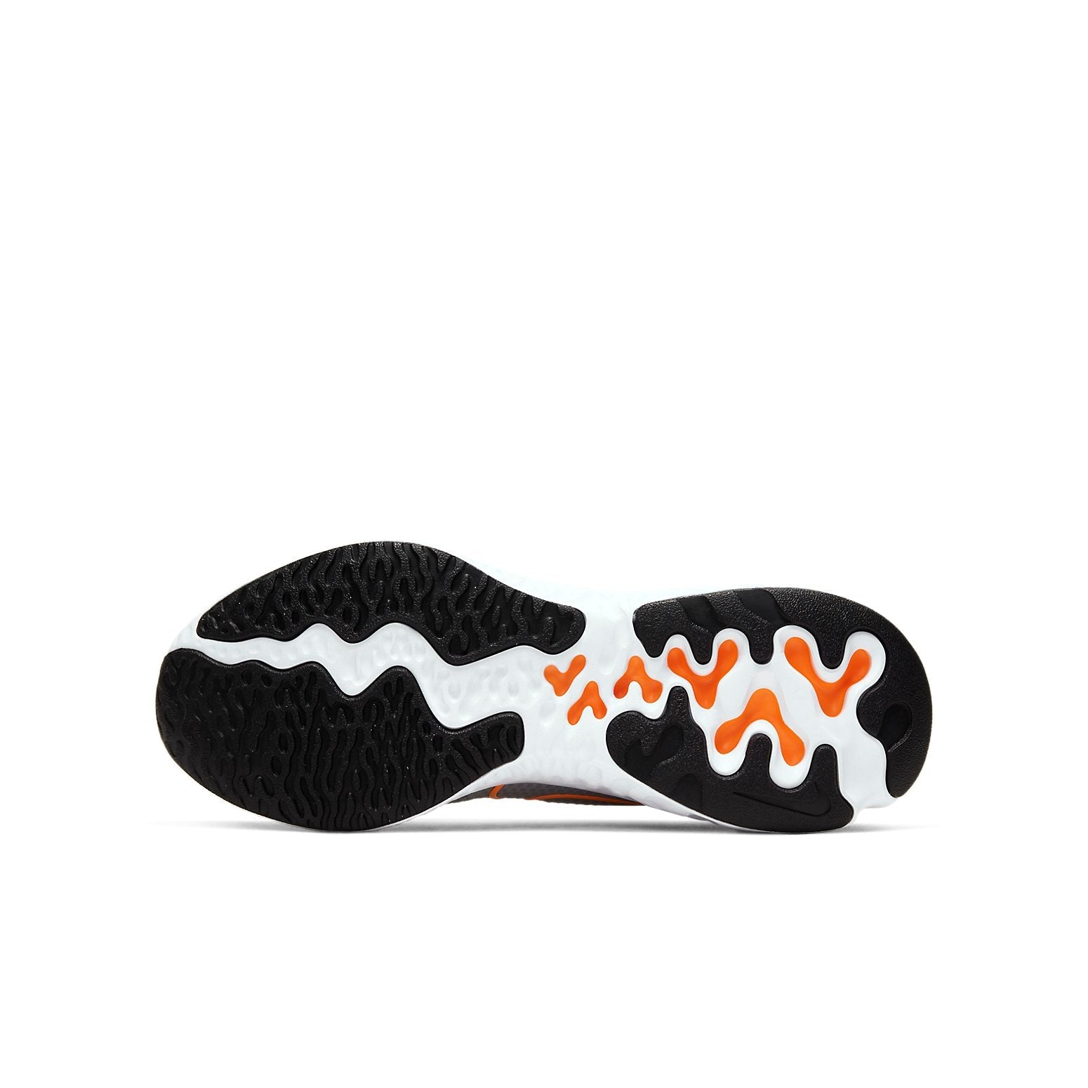 (GS) Nike Renew Run 'Light Smoke Grey Total Orange' CT1430-070