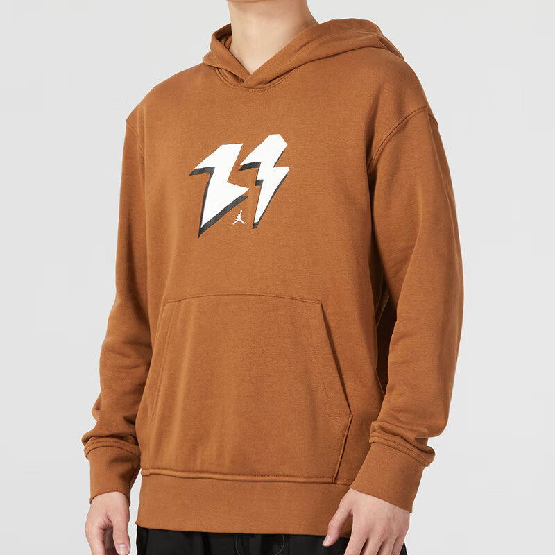 Air Jordan Flight MVP Fleece Pullover Hoodie Asia Sizing 'Light British Tan' FQ1871-281