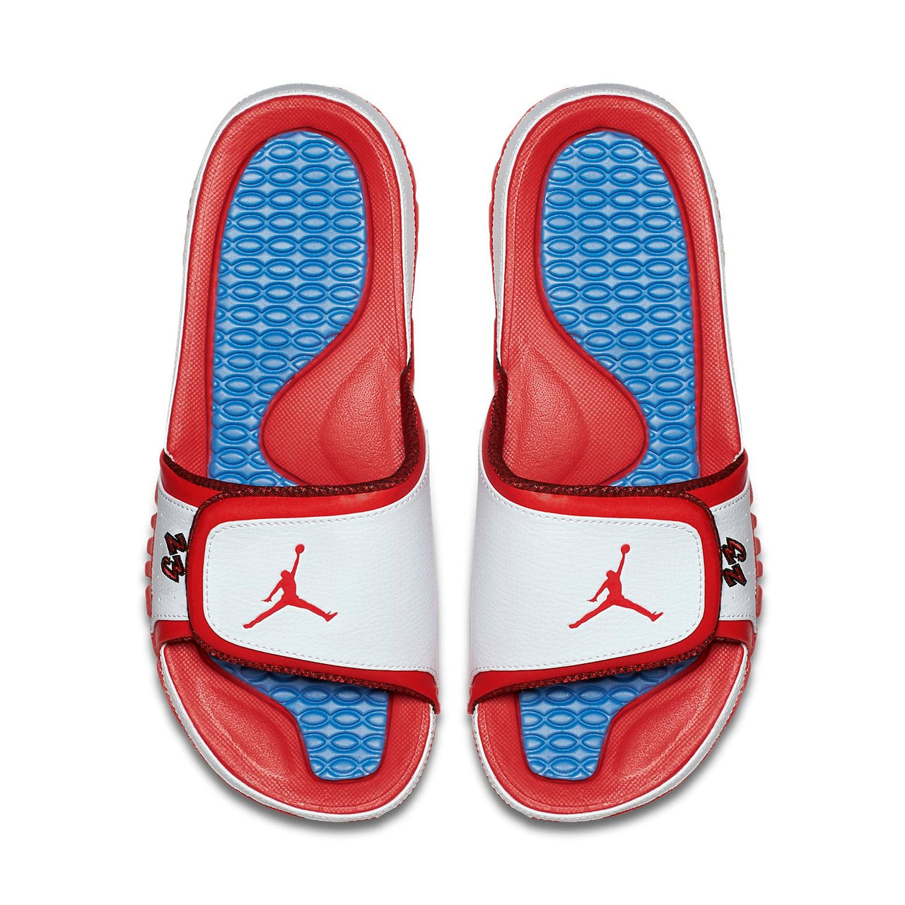Air Jordan Hydro 2 Premier Red White Blue Slippers 'White Red Blue' 456524-102