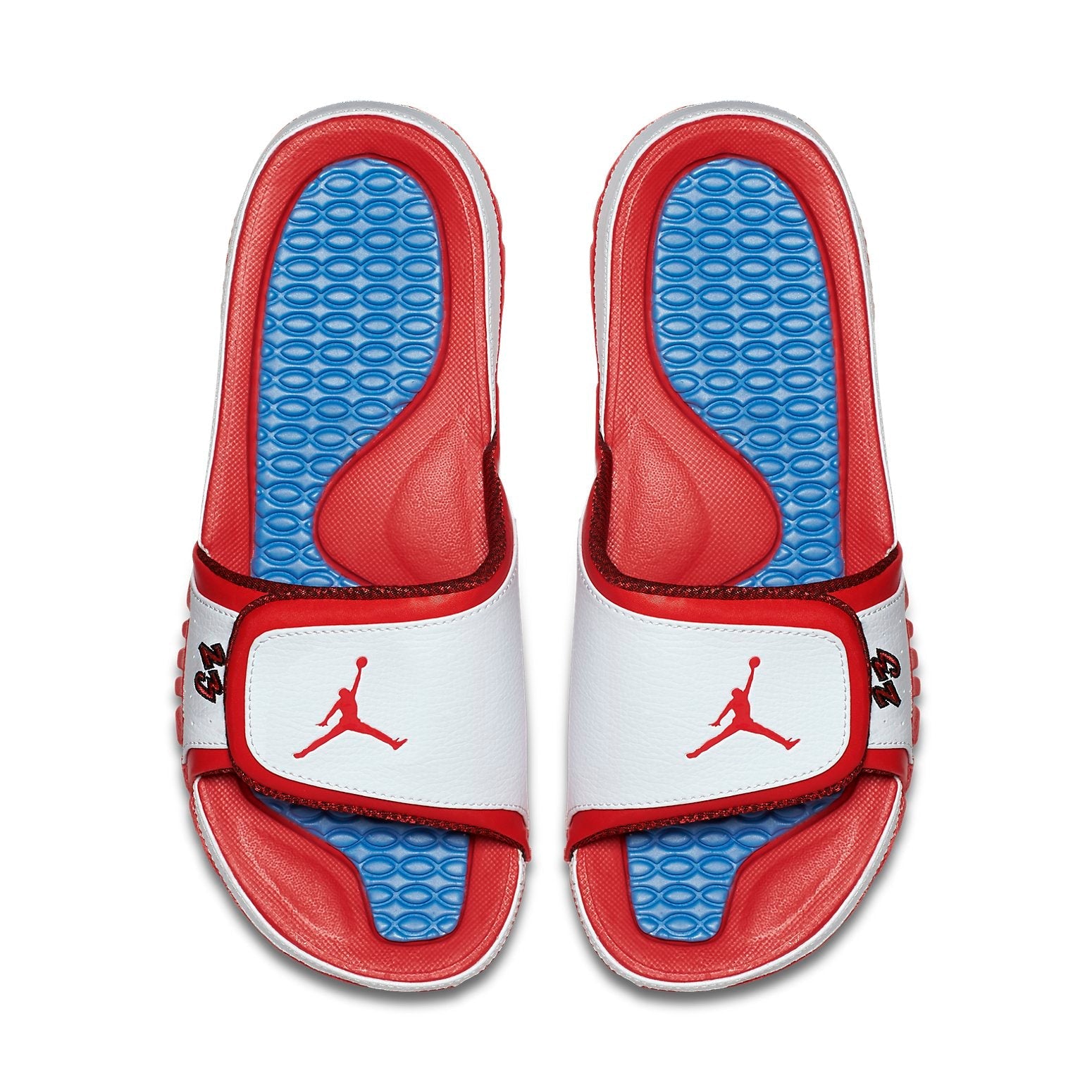 Air Jordan Hydro 2 Premier Red White Blue Slippers 'White Red Blue' 456524-102