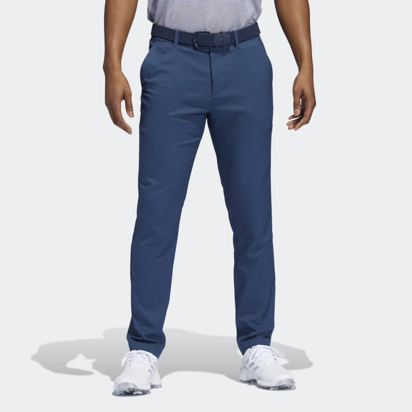 Men's adidas Solid Color Logo Straight Casual Pants/Trousers Blue HA6205