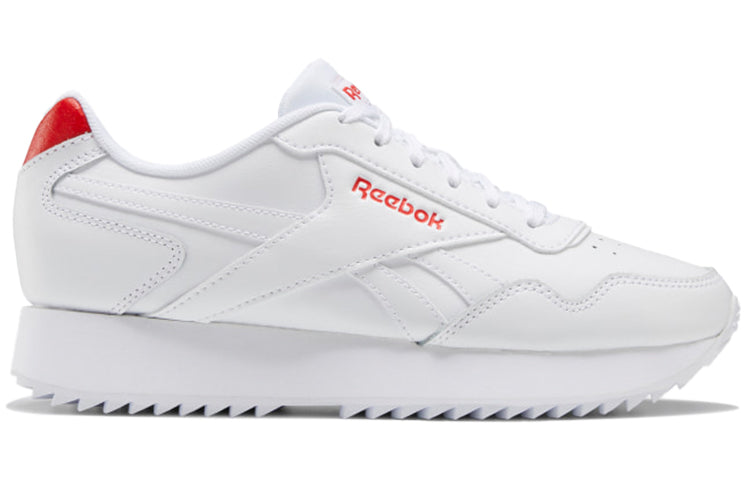 (WMNS) Reebok Royal Glide Ripple Double Running Shoes White/Orange FW6714