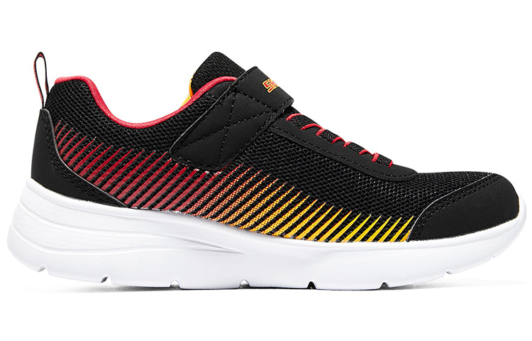 (GS) Skechers Microspec Gorza Shoes 'Black Red Yellow' 415016L-BKRD
