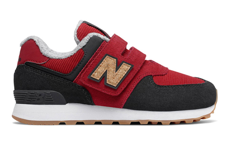 New Balance Hook and Loop 574 'Red Black' YV574KWS