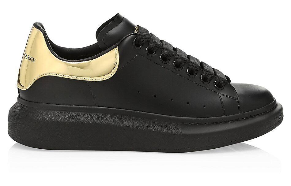 Alexander McQueen Oversized Sneaker 'Black Gold' 553680WHX931088