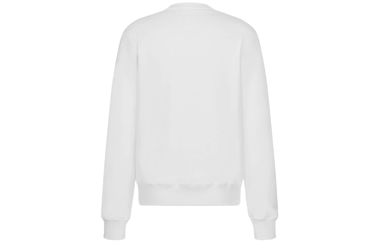DIOR SS21 CD Icon Embroidery Round Collar Male White 113J699A0531-C080