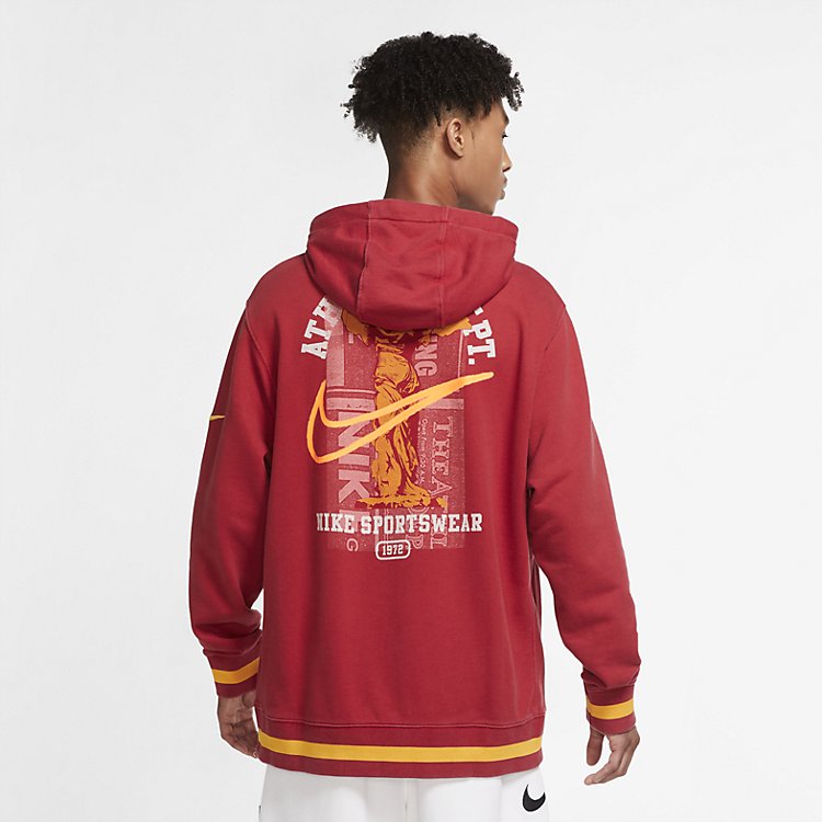 Nike Sportswear Club Fleece Pullover Hoodie 'Gym Red' DC3546-687