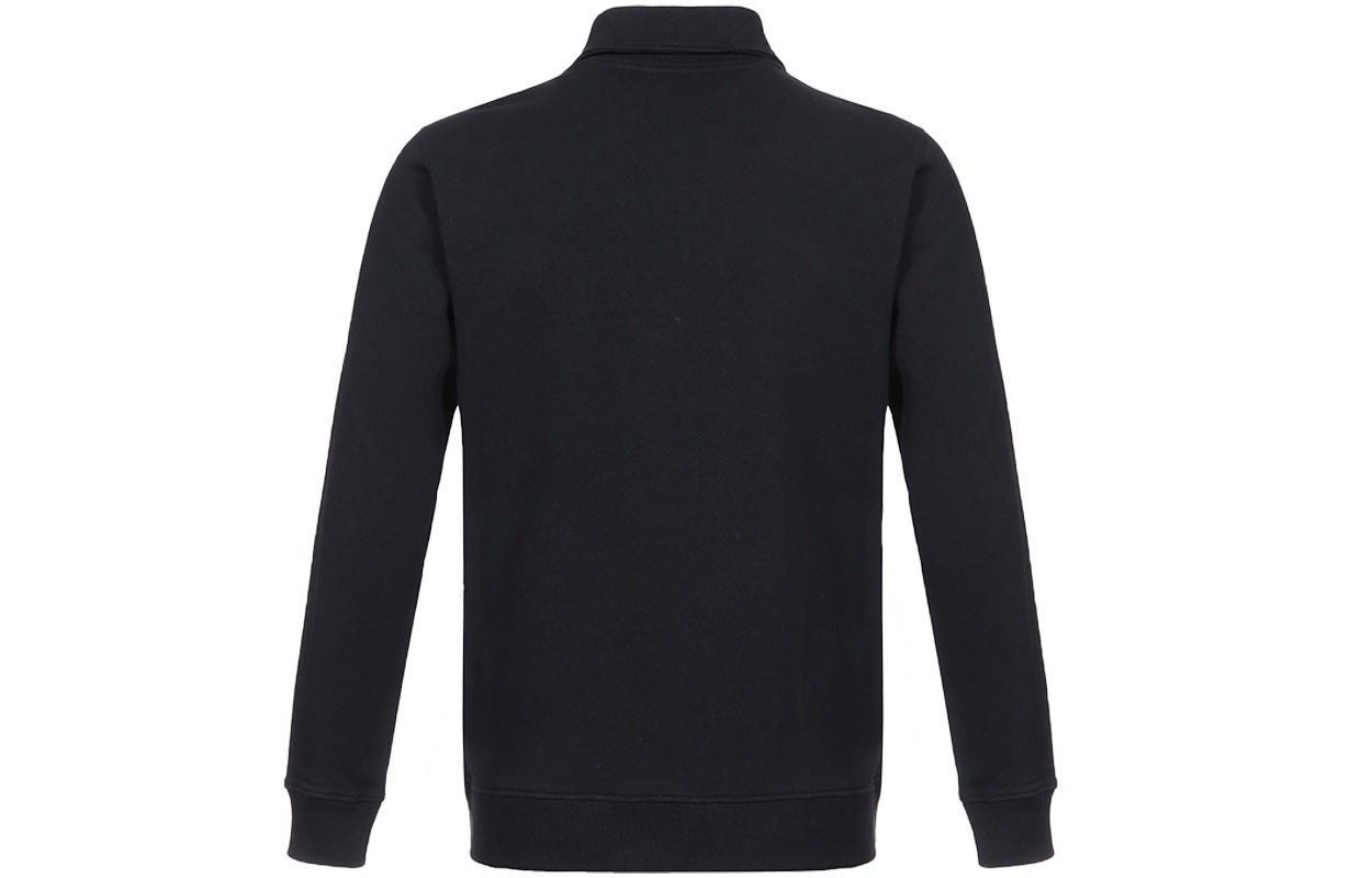 Men's KENZO TIGER Embroidered Pattern Lapel Long Sleeves Black F965SW1634X6-99