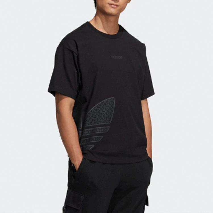 adidas originals CNY Sports Round Neck Short Sleeve Black T-Shirt HC0574