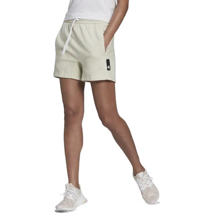 (WMNS) adidas Sportswear Studio Lounge Shorts Asia Sizing 'Beige' HE4145