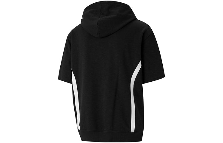 PUMA Franchise Short Sleeve Hoodie 'Black' 530507-04