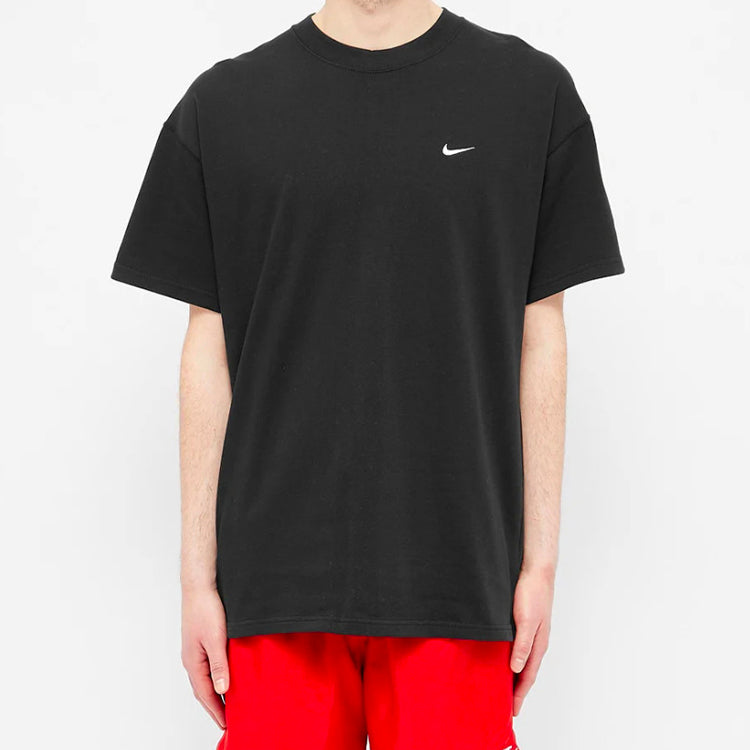 Nike lab Swoosh Tee Chest Small Logo Short Sleeve Black CU8126-010