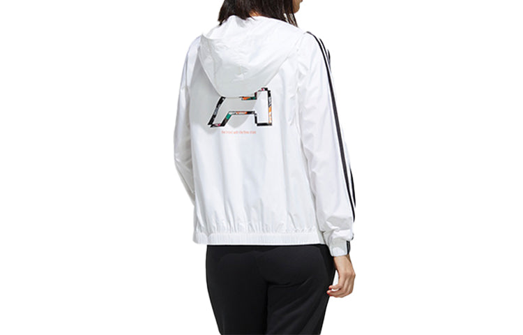 (WMNS) adidas neo Faves Wb Jacket White FP7321