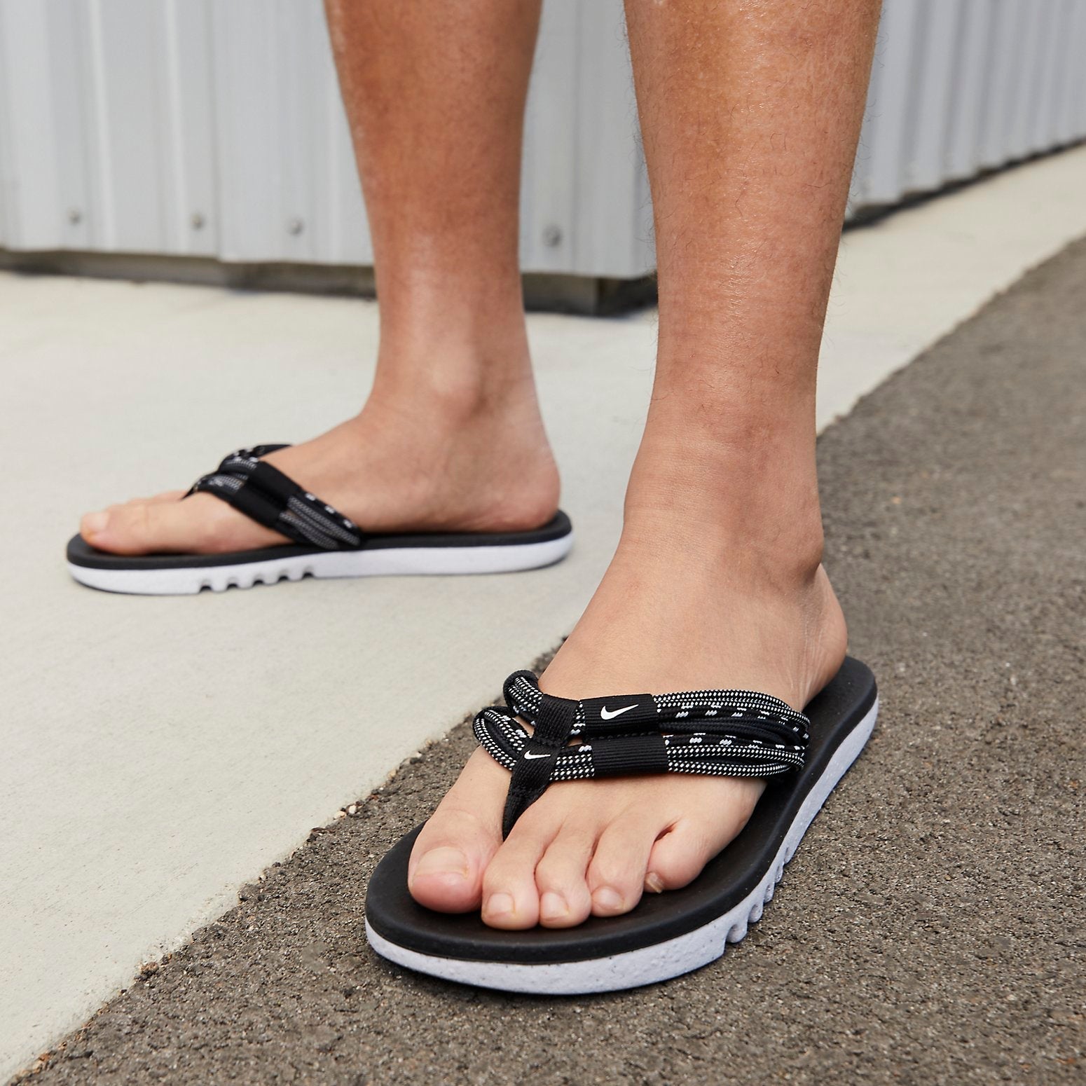 Nike EcoHaven Slide Next Nature 'Black White' DH0293-002