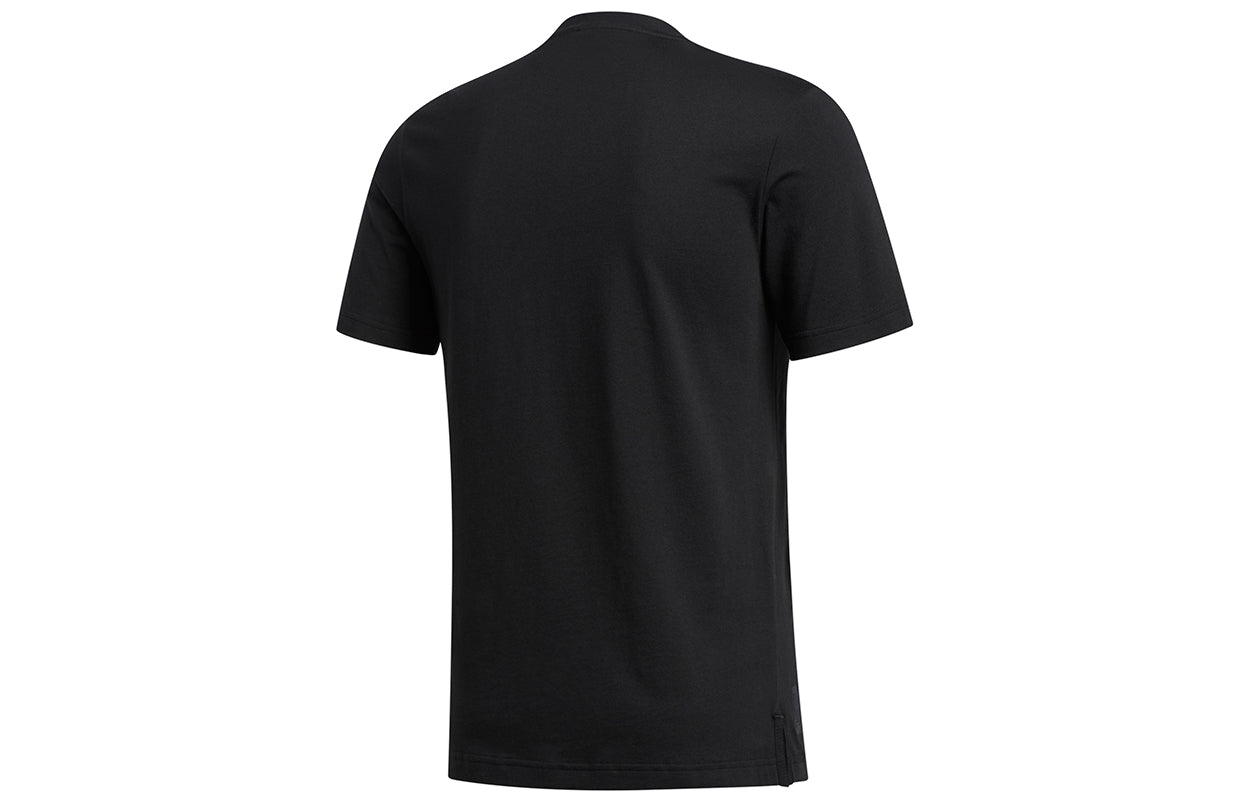 adidas M Wj Gfx T Stor Series Sports Stylish Printing Short Sleeve Black GJ5097