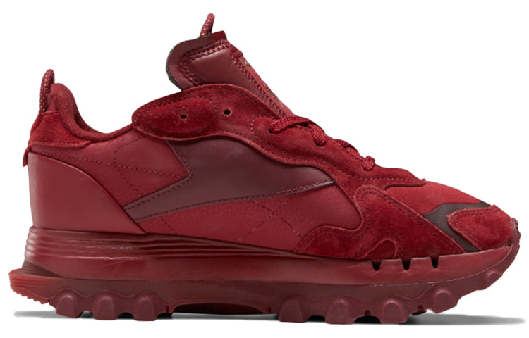 Cardi B x Reebok Classic Leather Crossover Cozy Breathable Low Top Casual Red GW7945